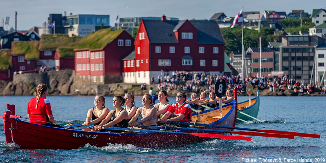 Faroe Islands boat race Tjodsavnid Juli2019